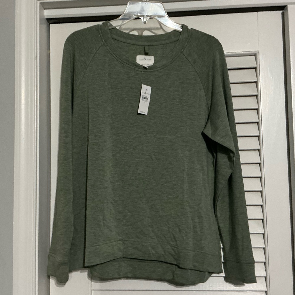Lou & Grey Sage Long Sleeve Top